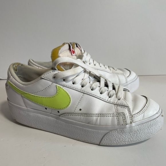 NIKE BLAZER LOW  PLATFORM Sneaker 'LEMON TWIST - Picture 6 of 14